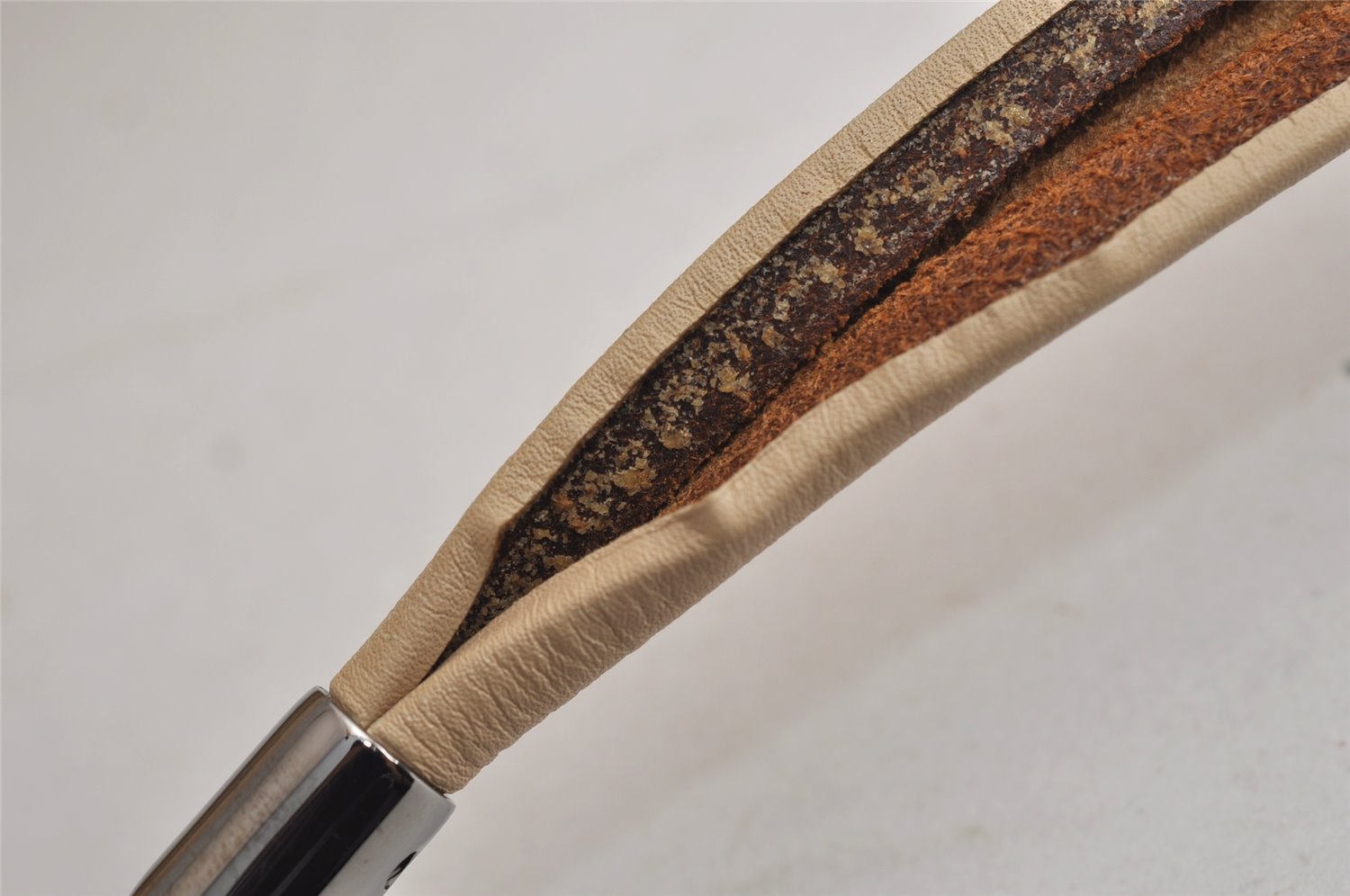 Authentic GUCCI Vintage Shoulder Hand Bag Purse Leather 0013814 Beige 0414K