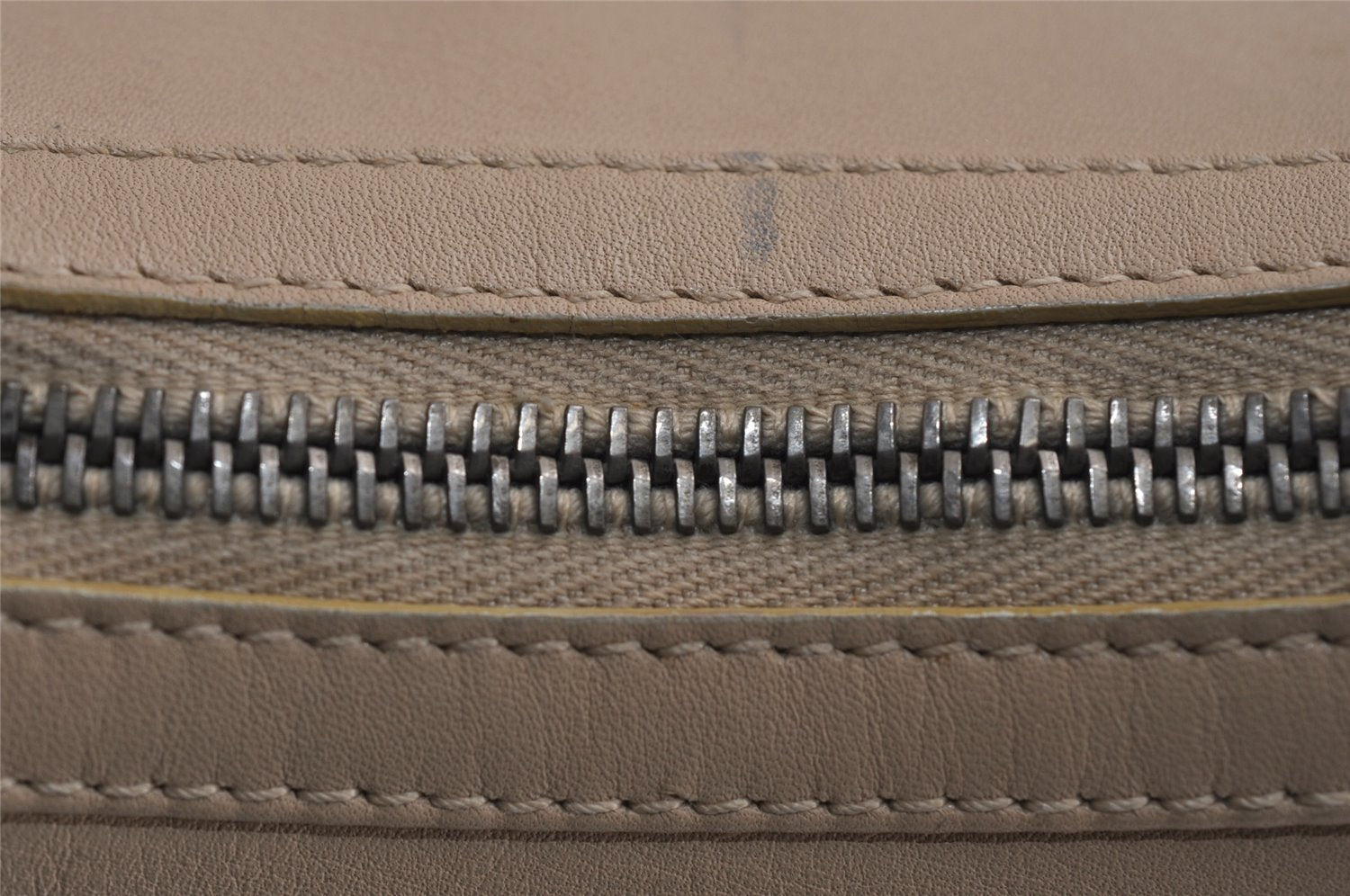 Authentic GUCCI Vintage Shoulder Hand Bag Purse Leather 0013814 Beige 0414K