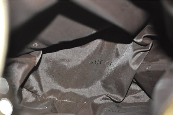 Authentic GUCCI Vintage Shoulder Hand Bag Purse Leather 0013814 Beige 0414K