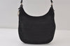 Authentic FENDI Zebra Pattern Shoulder Hand Bag Purse Canvas Leather Black 0415J