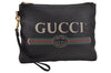 Authentic GUCCI Portfolio Clutch Hand Bag Purse Leather 572770 Black 0416J