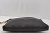 Authentic GUCCI Portfolio Clutch Hand Bag Purse Leather 572770 Black 0416J