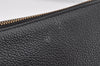 Authentic GUCCI Portfolio Clutch Hand Bag Purse Leather 572770 Black 0416J
