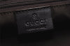 Authentic GUCCI Web Sherry Line Shoulder Cross Bag GG Canvas Leather Brown 0416K