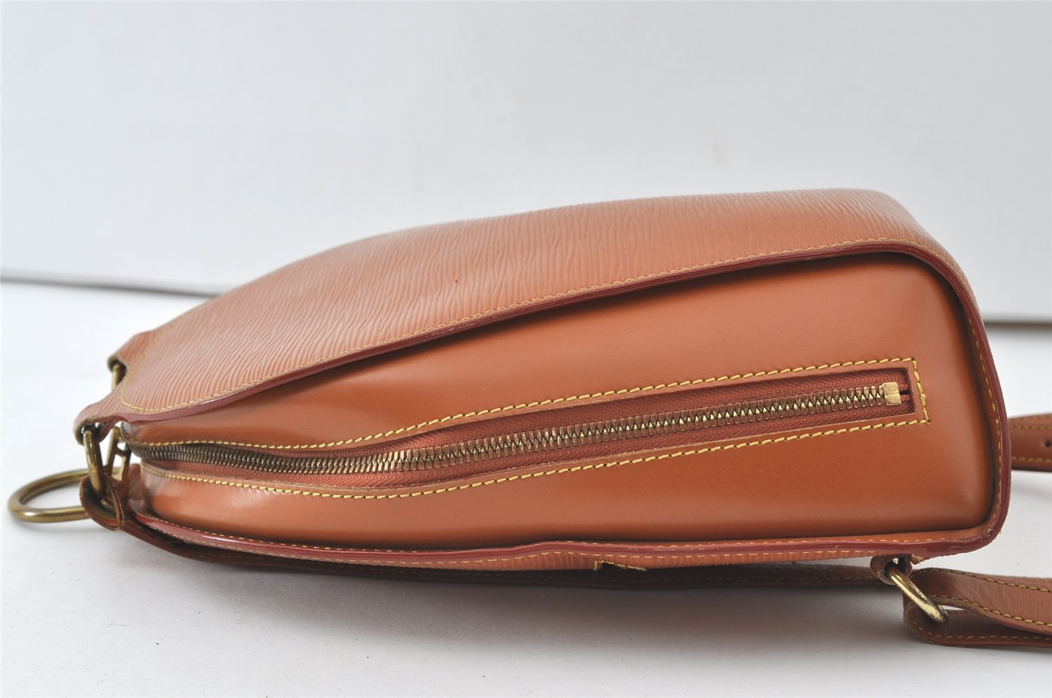 Authentic Louis Vuitton Epi Mabillon Backpack Brown M52238 LV 0417J