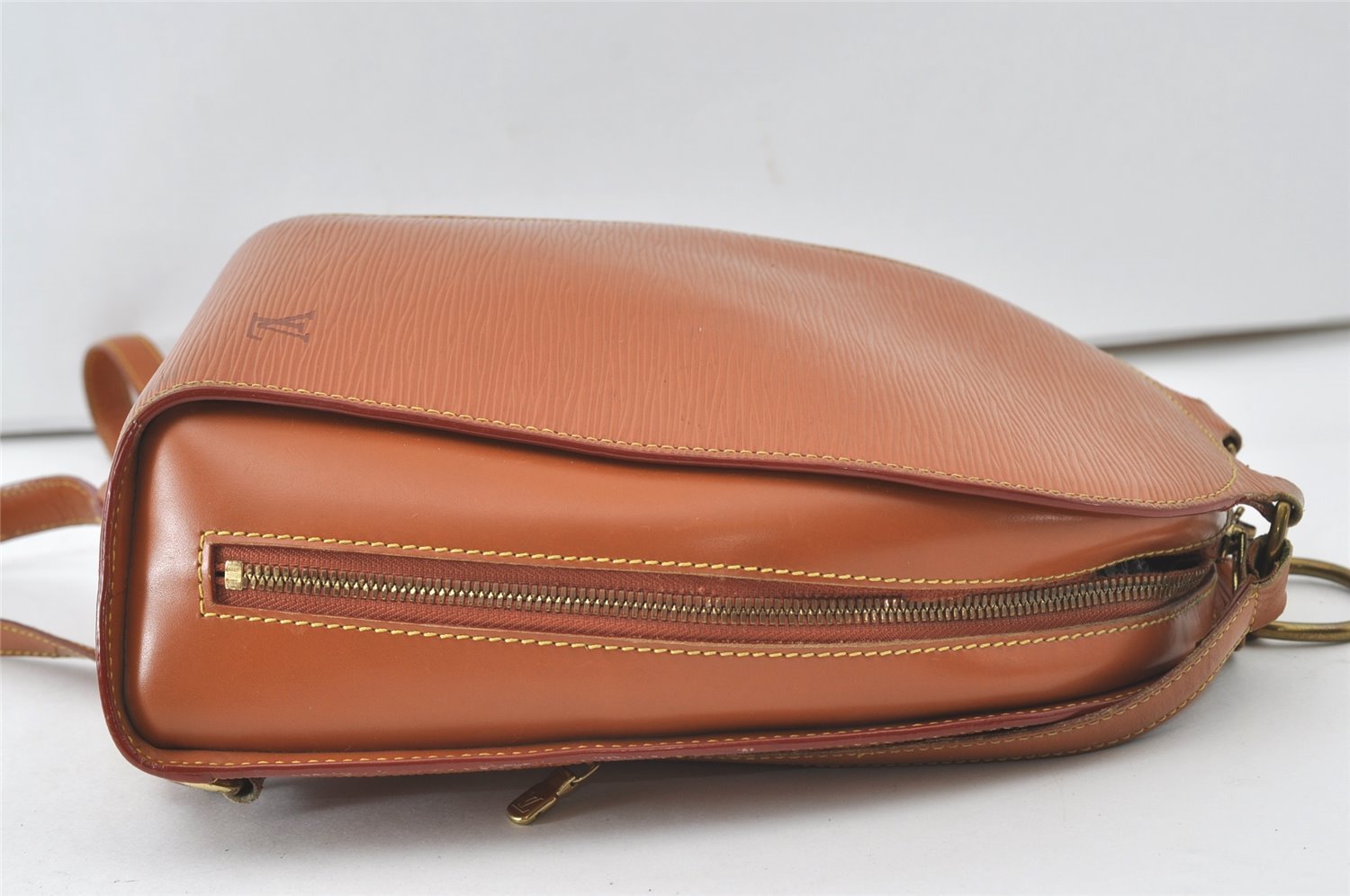 Authentic Louis Vuitton Epi Mabillon Backpack Brown M52238 LV 0417J