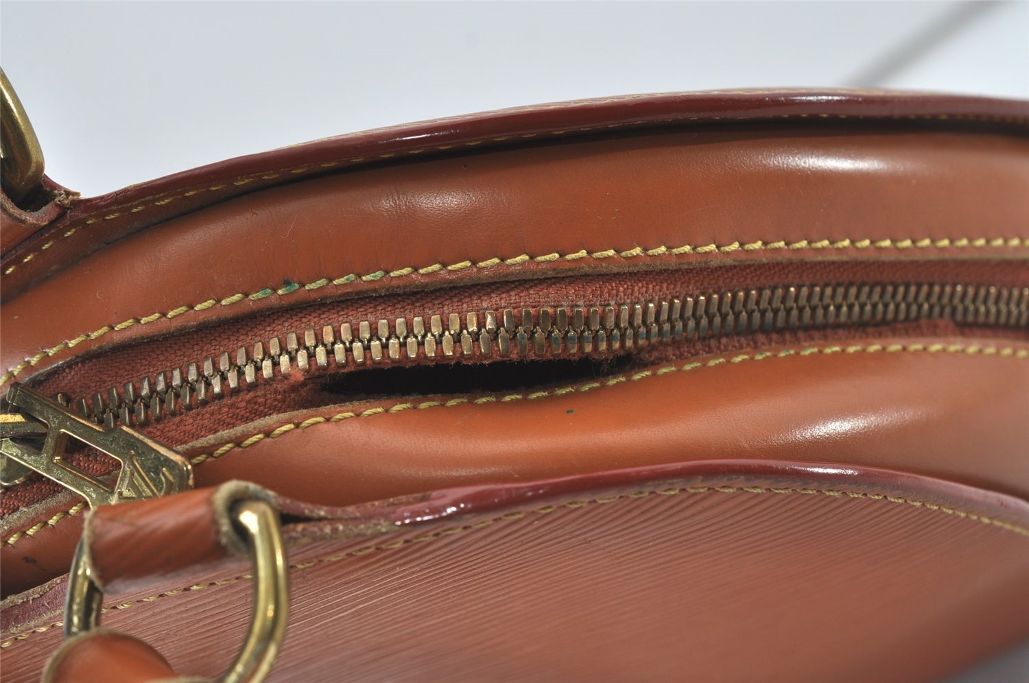 Authentic Louis Vuitton Epi Mabillon Backpack Brown M52238 LV 0417J