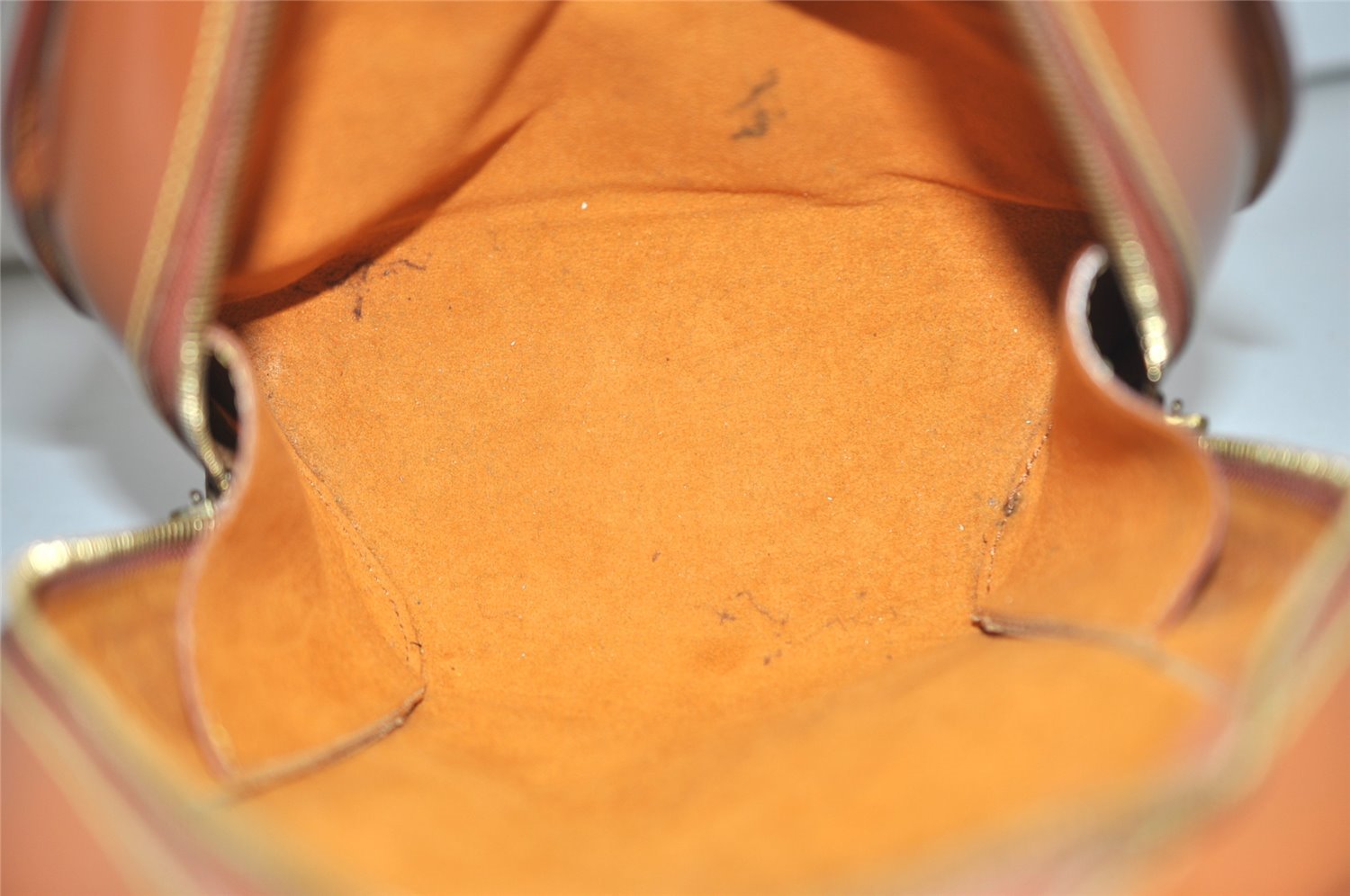 Authentic Louis Vuitton Epi Mabillon Backpack Brown M52238 LV 0417J