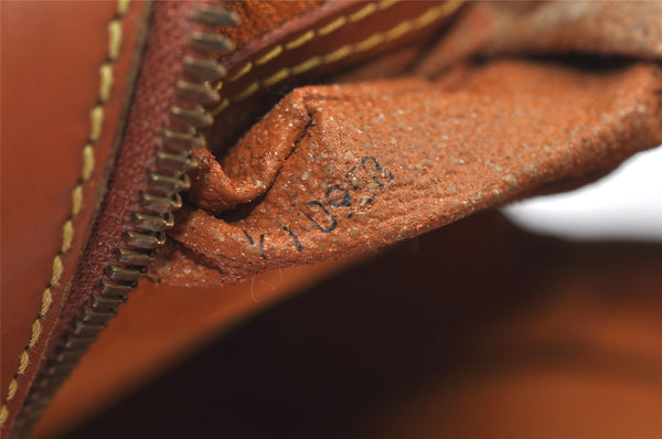 Authentic Louis Vuitton Epi Mabillon Backpack Brown M52238 LV 0417J