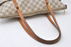 Authentic Louis Vuitton Damier Azur Totally MM Tote Bag N51262 LV 0418J