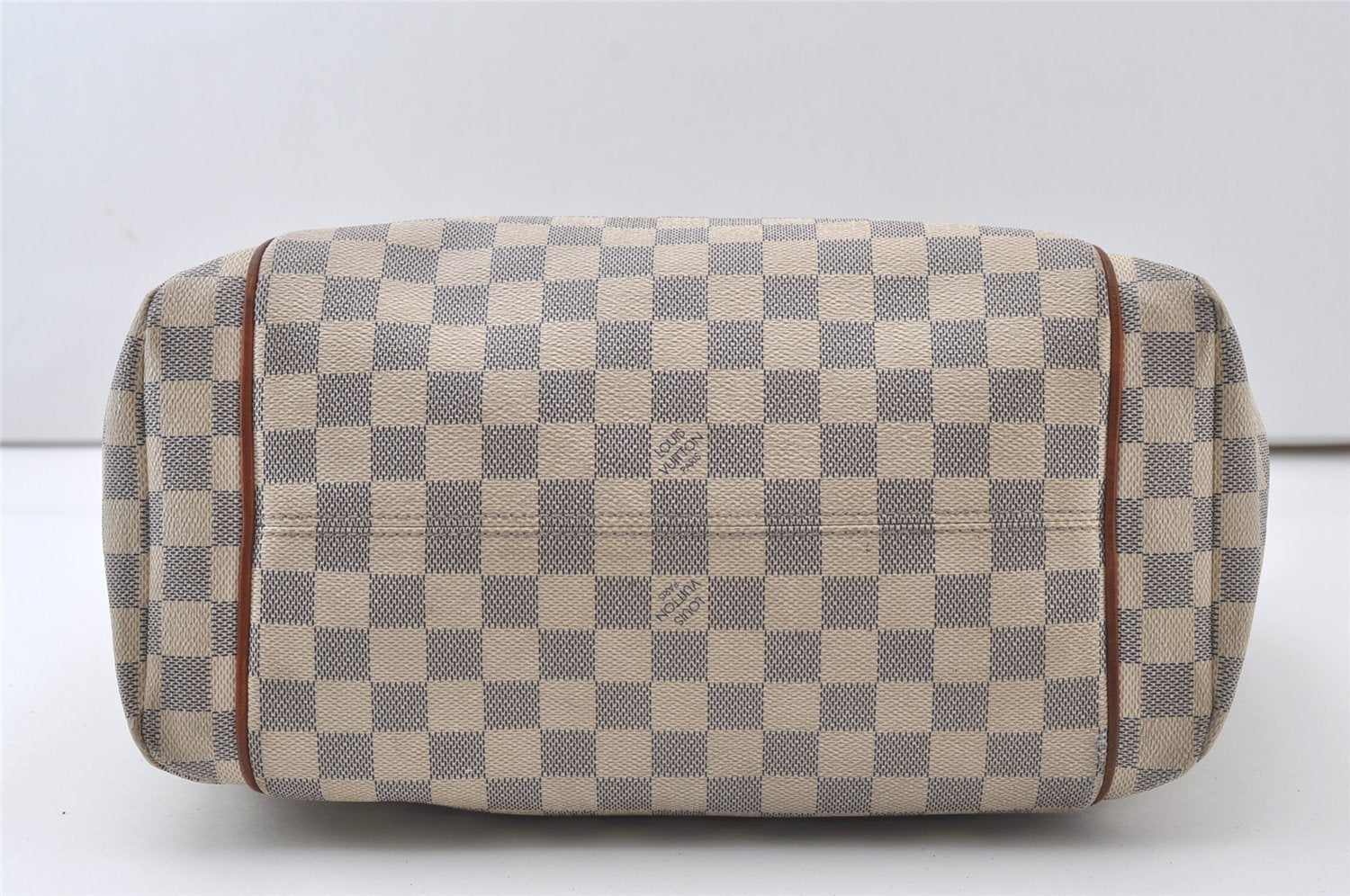 Authentic Louis Vuitton Damier Azur Totally MM Tote Bag N51262 LV 0418J