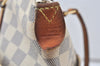Authentic Louis Vuitton Damier Azur Totally MM Tote Bag N51262 LV 0418J