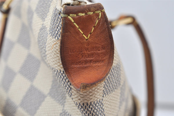 Authentic Louis Vuitton Damier Azur Totally MM Tote Bag N51262 LV 0418J