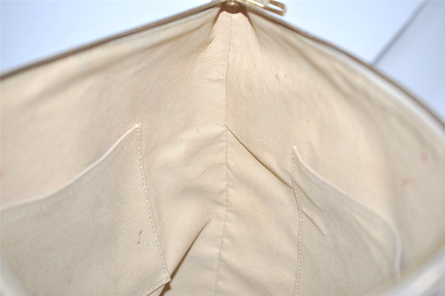 Authentic Louis Vuitton Damier Azur Totally MM Tote Bag N51262 LV 0418J