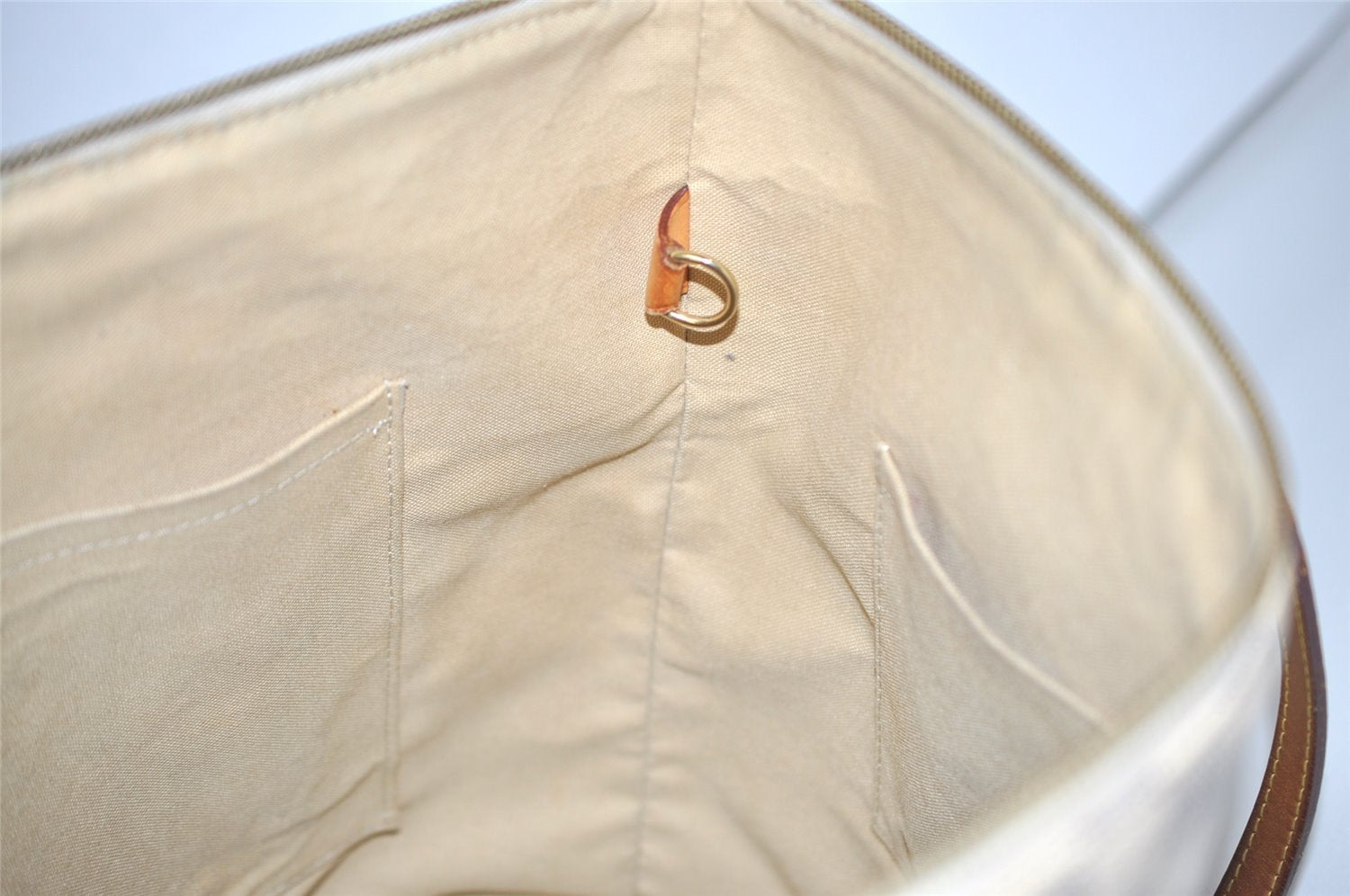 Authentic Louis Vuitton Damier Azur Totally MM Tote Bag N51262 LV 0418J