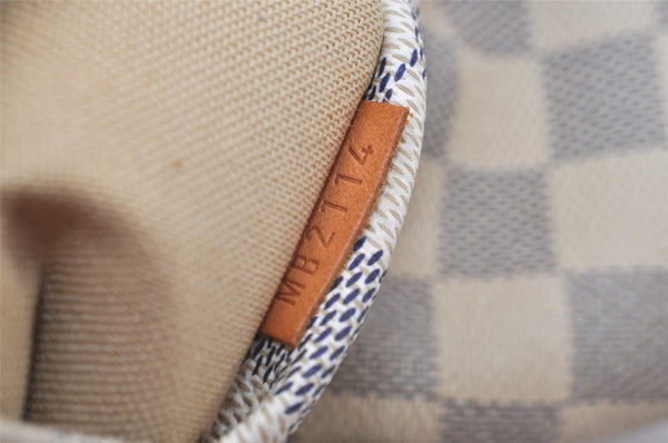 Authentic Louis Vuitton Damier Azur Totally MM Tote Bag N51262 LV 0418J