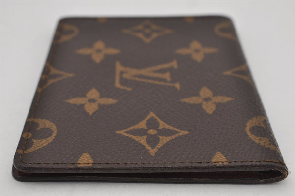 Authentic Louis Vuitton Monogram Porte 2 Cartes Vertical M60533 Pass Case 0418K