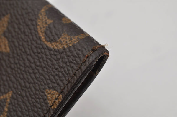 Authentic Louis Vuitton Monogram Porte 2 Cartes Vertical M60533 Pass Case 0418K