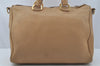 Authentic PRADA Vintage Leather Nappa 2Way Shoulder Hand Bag Beige 0420J