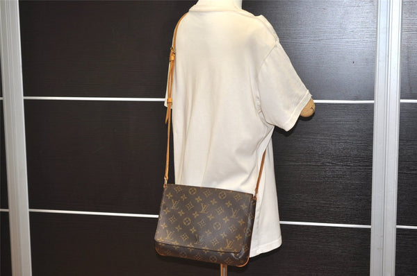 Authentic Louis Vuitton Monogram Musette Tango M51388 Shoulder Cross Bag 0421K