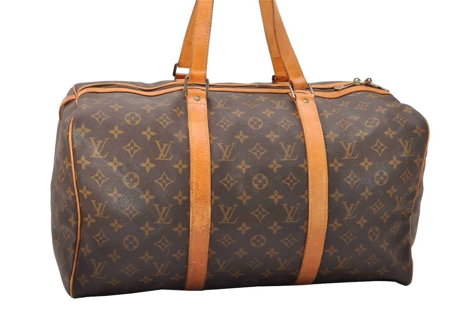 Authentic Louis Vuitton Monogram Sac Souple 45 Hand Boston Bag M41624 LV 0423J