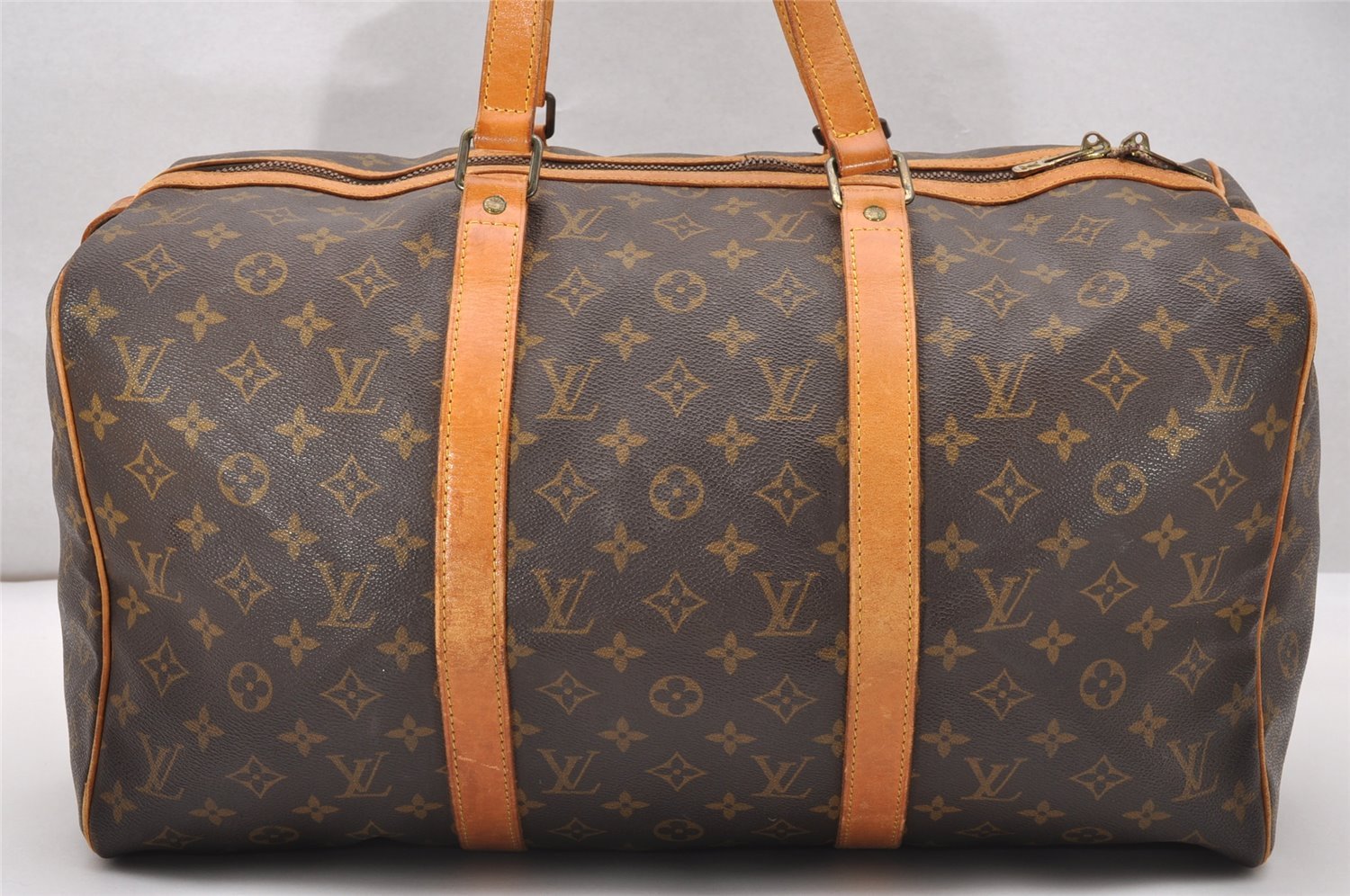 Authentic Louis Vuitton Monogram Sac Souple 45 Hand Boston Bag M41624 LV 0423J