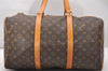 Authentic Louis Vuitton Monogram Sac Souple 45 Hand Boston Bag M41624 LV 0423J