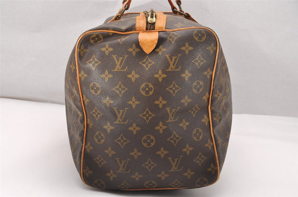 Authentic Louis Vuitton Monogram Sac Souple 45 Hand Boston Bag M41624 LV 0423J
