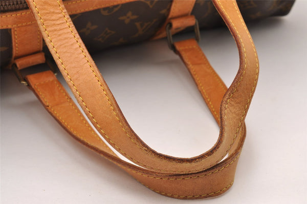 Authentic Louis Vuitton Monogram Sac Souple 45 Hand Boston Bag M41624 LV 0423J