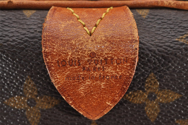 Authentic Louis Vuitton Monogram Sac Souple 45 Hand Boston Bag M41624 LV 0423J