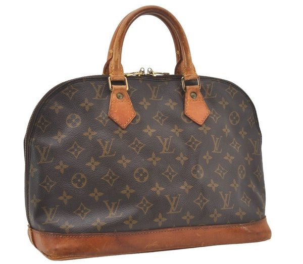 Authentic Louis Vuitton Monogram Alma Hand Bag Purse M51130 LV 0424J