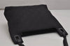 Authentic GUCCI Shoulder Hand Bag Purse GG Nylon Leather 0013099 Black  0424K