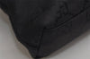 Authentic GUCCI Shoulder Hand Bag Purse GG Nylon Leather 0013099 Black  0424K
