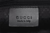 Authentic GUCCI Shoulder Hand Bag Purse GG Nylon Leather 0013099 Black  0424K