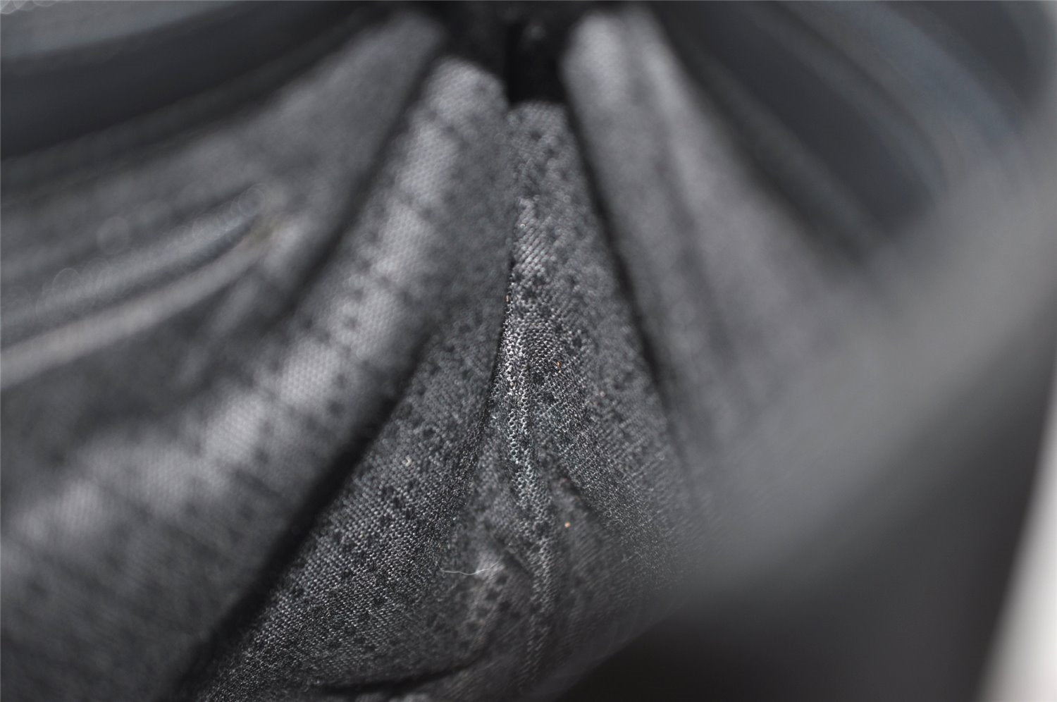 Authentic GUCCI Shoulder Hand Bag Purse GG Nylon Leather 0013099 Black  0424K