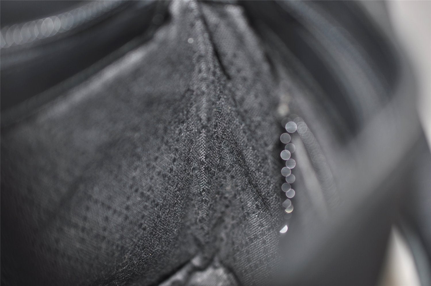 Authentic GUCCI Shoulder Hand Bag Purse GG Nylon Leather 0013099 Black  0424K