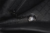 Authentic GUCCI Shoulder Hand Bag Purse GG Nylon Leather 0013099 Black  0424K