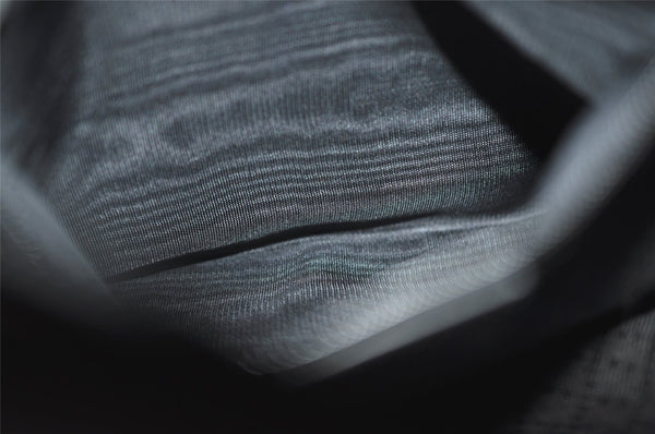 Authentic GUCCI Shoulder Hand Bag Purse GG Nylon Leather 0013099 Black  0424K