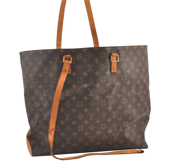 Authentic Louis Vuitton Monogram Cabas Alto Shoulder Tote Bag M51152 Junk 0425K