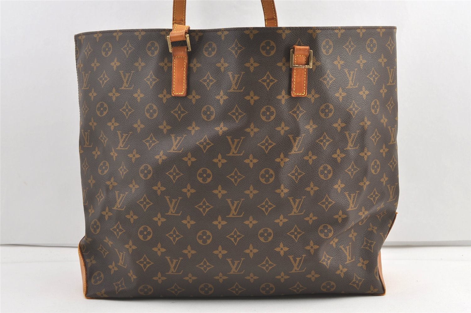 Authentic Louis Vuitton Monogram Cabas Alto Shoulder Tote Bag M51152 Junk 0425K