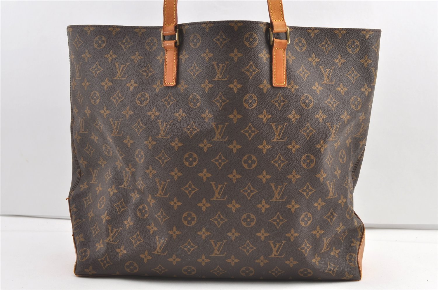 Authentic Louis Vuitton Monogram Cabas Alto Shoulder Tote Bag M51152 Junk 0425K