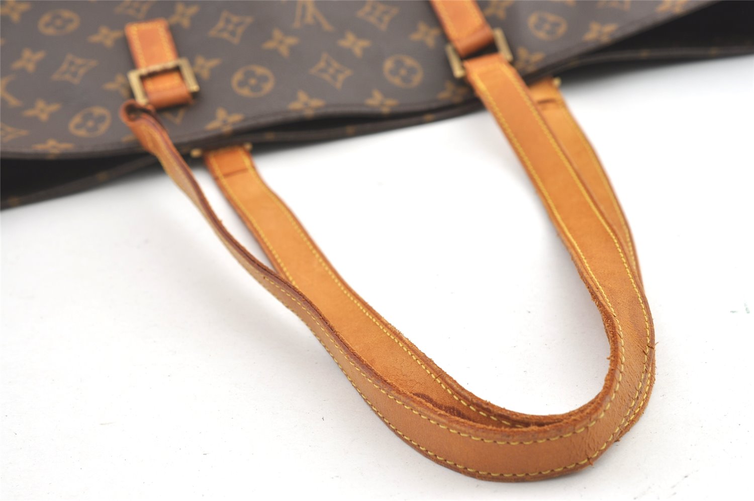 Authentic Louis Vuitton Monogram Cabas Alto Shoulder Tote Bag M51152 Junk 0425K