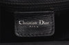 Authentic Christian Dior Vintage Shoulder Hand Bag Purse Leather Black 0426K