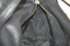 Authentic Christian Dior Vintage Shoulder Hand Bag Purse Leather Black 0426K