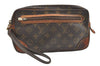 Authentic Louis Vuitton Monogram Marly Dragonne GM M51825 Clutch Hand Bag 0427K