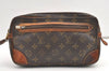 Authentic Louis Vuitton Monogram Marly Dragonne GM M51825 Clutch Hand Bag 0427K