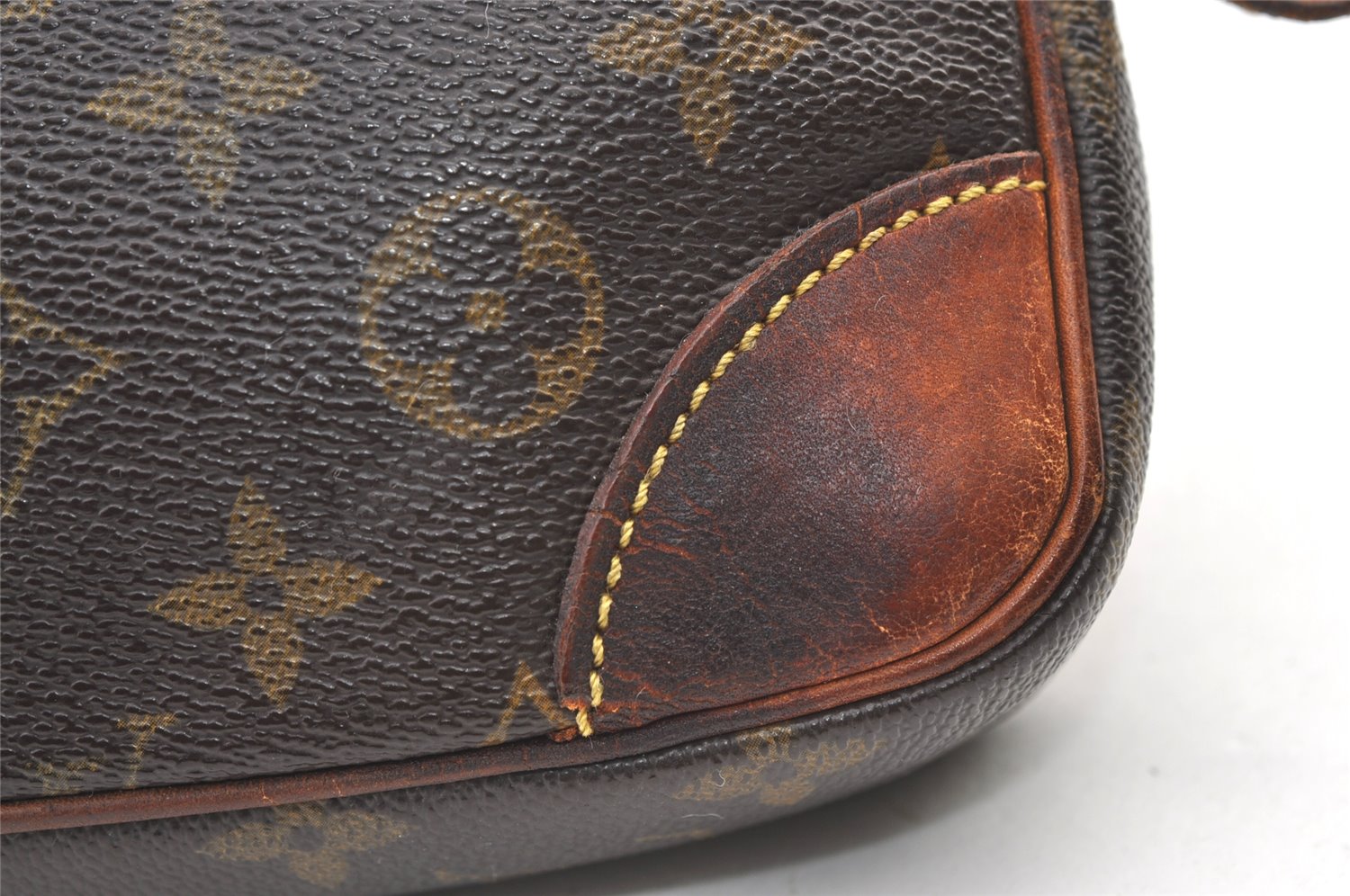 Authentic Louis Vuitton Monogram Marly Dragonne GM M51825 Clutch Hand Bag 0427K