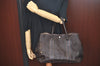 Authentic HERMES Vintage Garden Party PM Tote Hand Bag Leather Brown 0429J