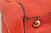 Auth Louis Vuitton Monogram Empreinte Montaigne MM 2Way Hand Bag Red LV 0430J