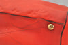Auth Louis Vuitton Monogram Empreinte Montaigne MM 2Way Hand Bag Red LV 0430J